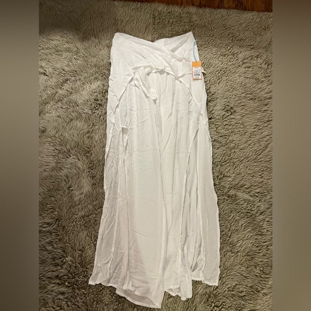 Kona Sol White Swin Cover Up Bottoms